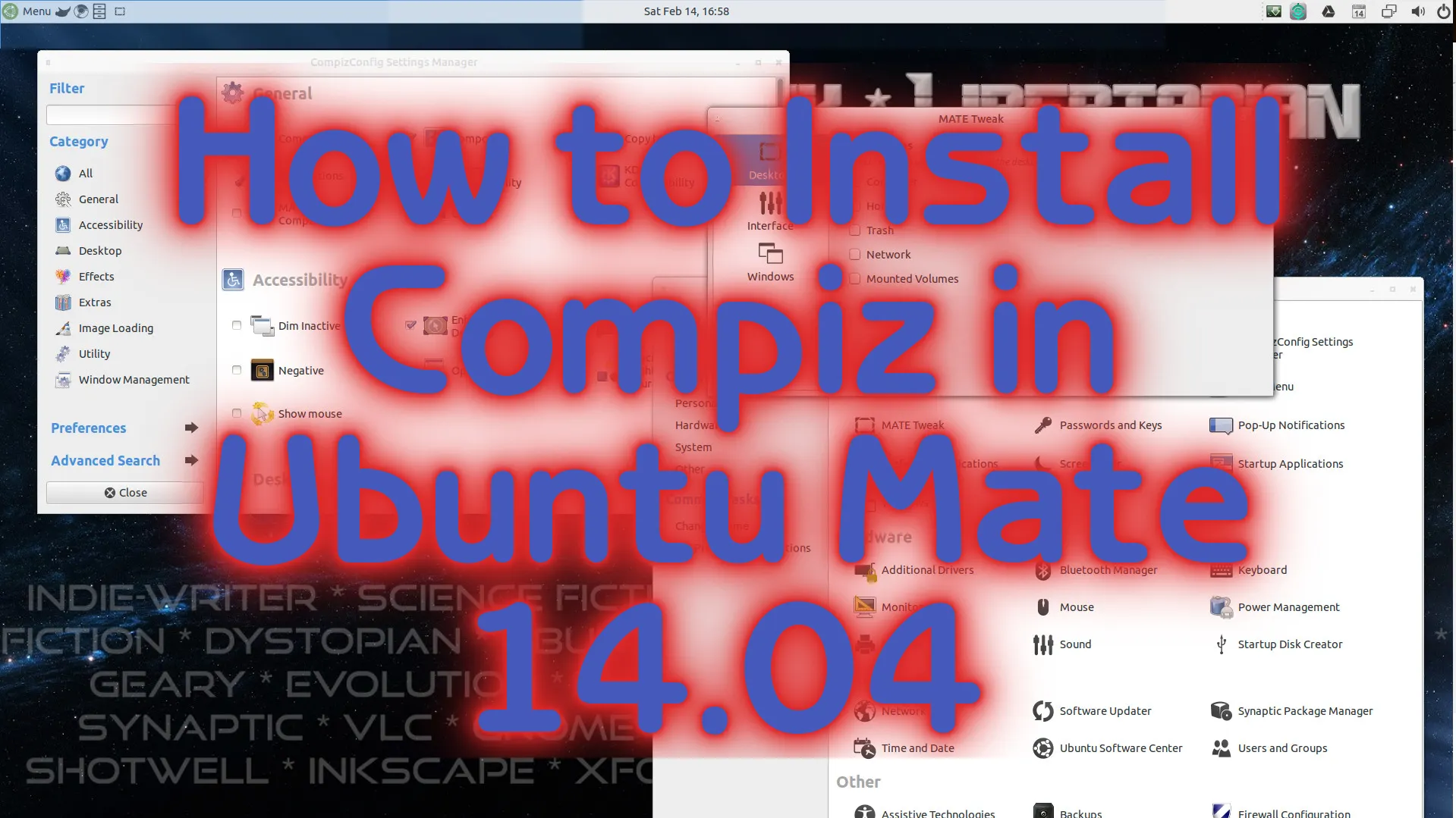 How to Install Compiz in Ubuntu Mate 14.04
