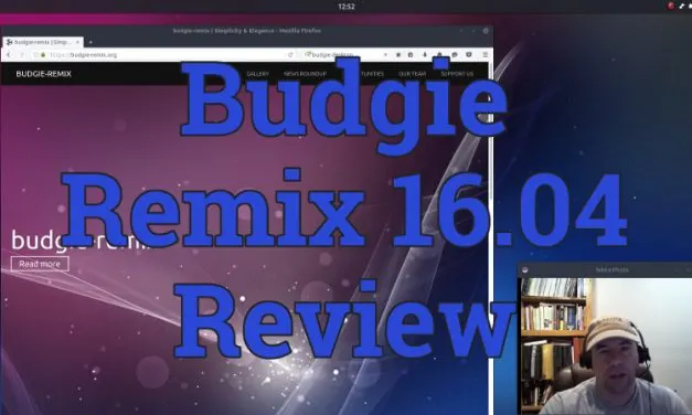 Budgie Remix 16.04 Review